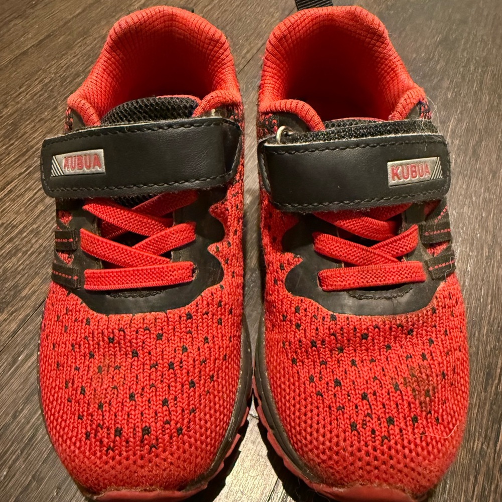 Kids Red and Black Sneakers